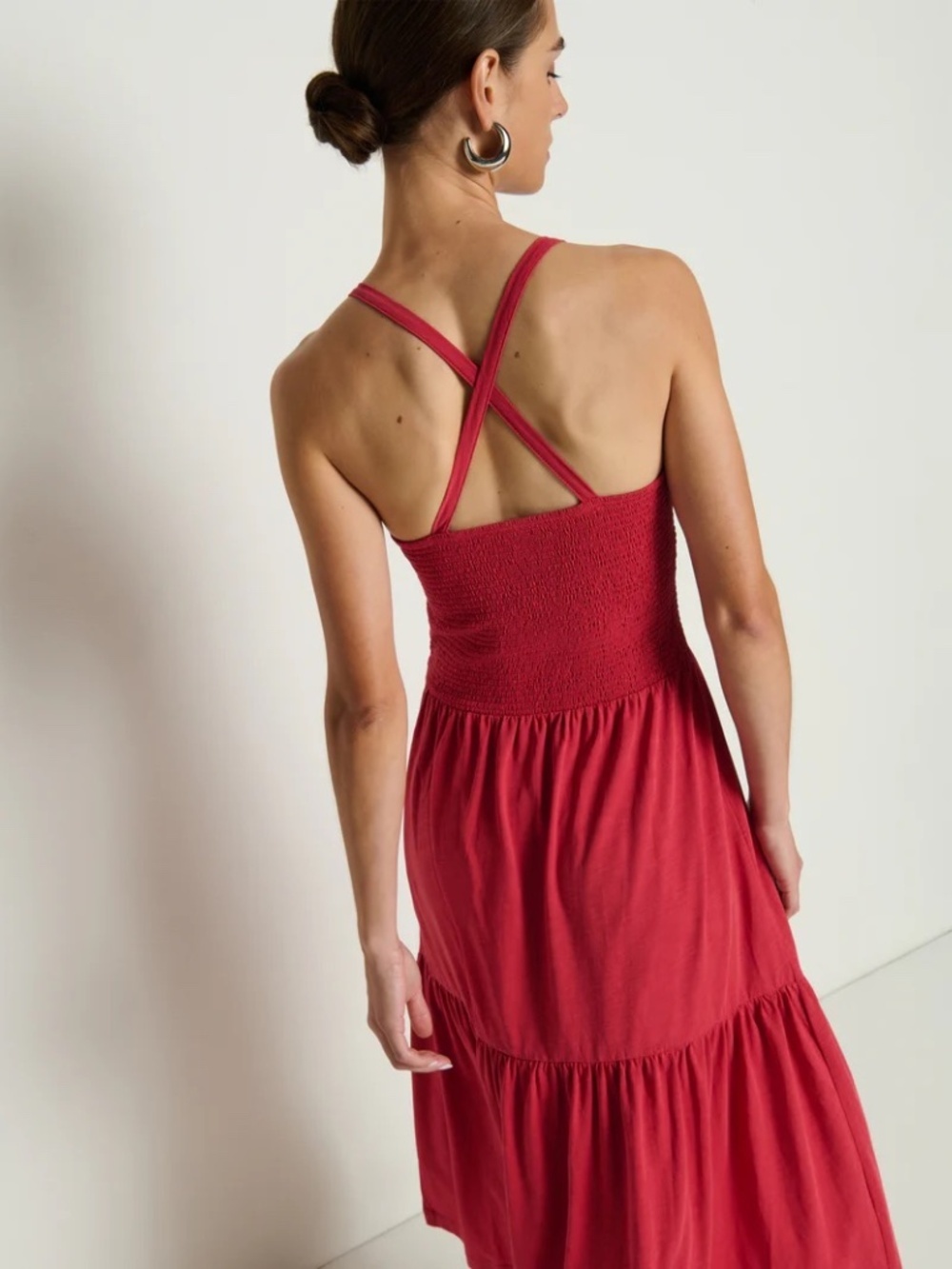 Nation Los Angeles NWT Penelope Cross Back Dress - Picture 11 of 15